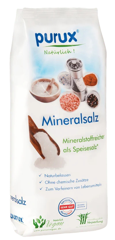 Punjab Salz: Himalaya Style Rotes Salz 1kg Mühlensalz 2-5 mm