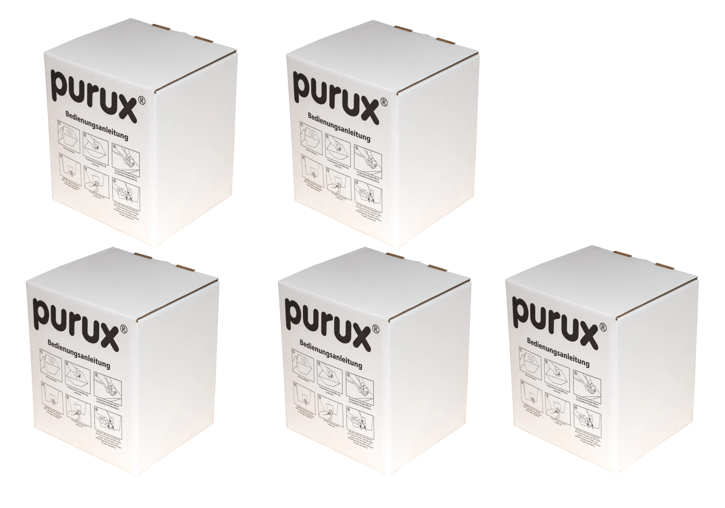 purux Bag in Box Karton 5 Stück