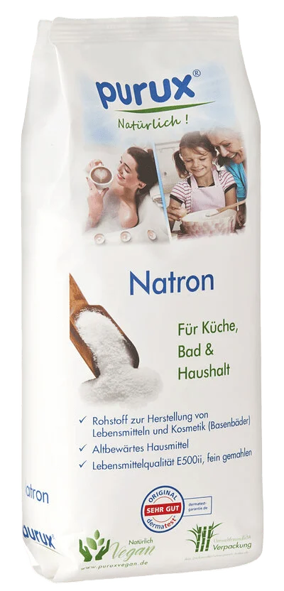 Natron 3kg Pulver Lebensmittelqualität Natriumhydrogencarbonat