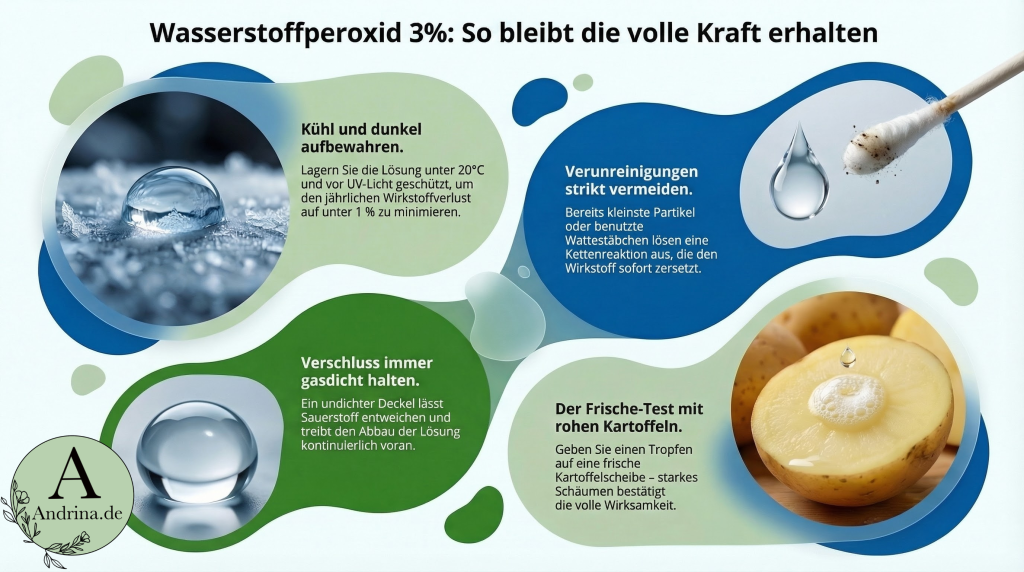Haltbarkeit von Wasserstoffperoxid
